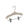 De Kledinghanger Gigant Kinderhanger beukenhout naturel ongelakt met knijperlat, 30 cm De Kledinghanger Gigant Kinderhanger beukenhout naturel ongelakt met knijperlat, 30 cm