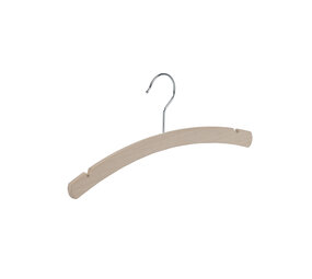 De Kledinghanger Gigant Kinderhanger beukenhout naturel ongelakt met rokinkepingen, 34 cm De Kledinghanger Gigant Kinderhanger beukenhout naturel ongelakt met rokinkepingen, 34 cm