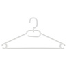 Multihanger (kind) kunststof wit met draaibare haak, 33 cm Multihanger (kind) kunststof wit met draaibare haak, 33 cm