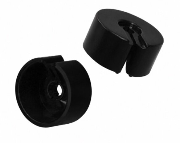 Maataanduider kunststof zwart zonder opdruk Maataanduider kunststof zwart zonder opdruk