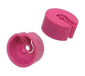Maataanduider kunststof roze zonder opdruk Maataanduider kunststof roze zonder opdruk