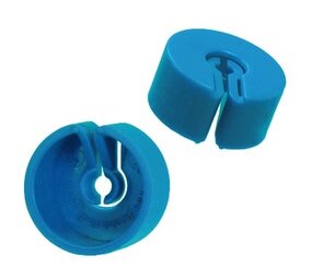 Maataanduider kunststof licht blauw zwart zonder opdruk Maataanduider kunststof licht blauw zwart zonder opdruk