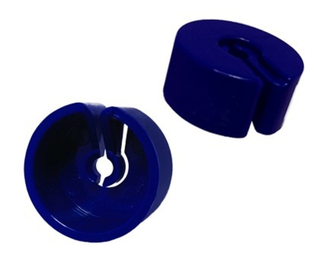 Maataanduider kunststof donker blauw zonder opdruk