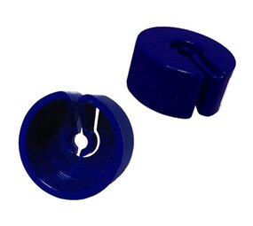 Maataanduider kunststof donker blauw zonder opdruk Maataanduider kunststof donker blauw zonder opdruk