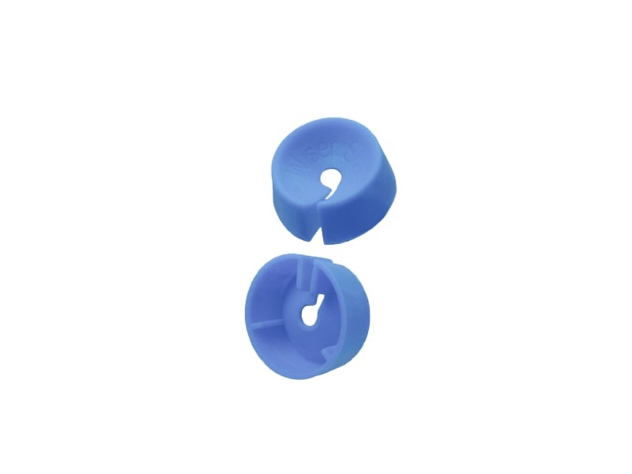 Maataanduider kunststof licht blauw zonder opdruk
