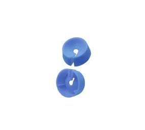 Maataanduider kunststof licht blauw zonder opdruk