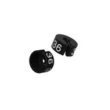 Maataanduider kunststof zwart met witte (152) opdruk Maataanduider kunststof zwart met witte (152) opdruk
