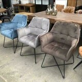 WK Home Stoel Noah 3 kleuren