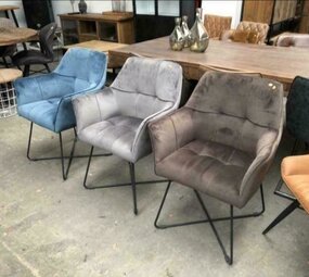 WK Home Stoel Noah 3 kleuren