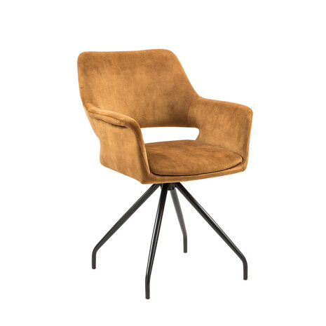 WK Home Stoel Ron velvet adore 4 kleuren