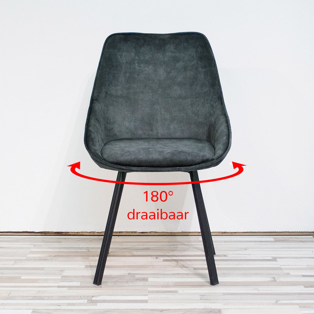 WK Home Stoel Kim adore velvet 4 kleuren