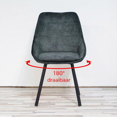 WK Home Stoel Kim adore velvet 4 kleuren