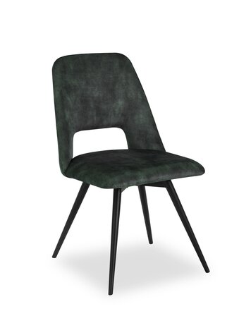 WK Home Stoel Moon in 4 kleuren Velvetstof en draaibaar