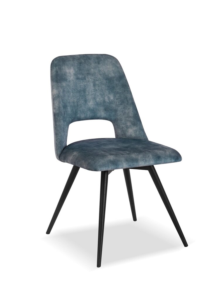 WK Home Stoel Moon in 4 kleuren Velvetstof en draaibaar