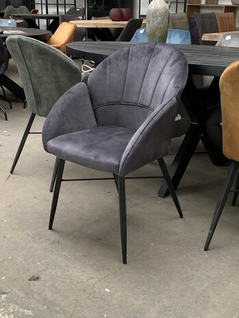 WK Home Stoel Bo velvet 3 kleuren