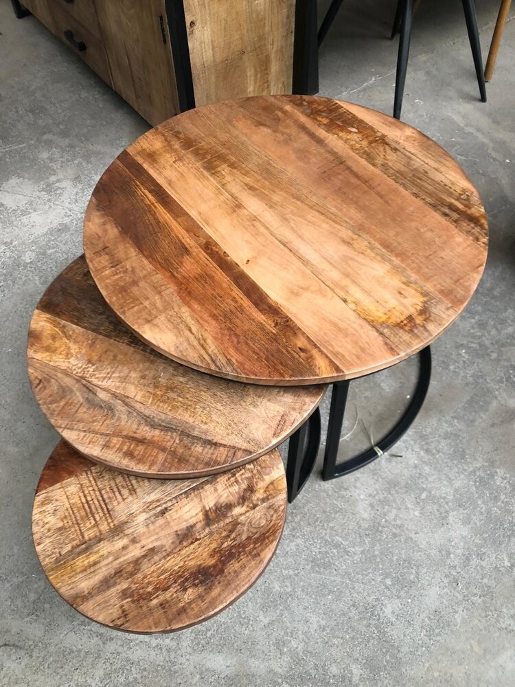 WK Home Salontafel Malaga set van 3