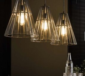 WK Home Hanglamp 3x art deco