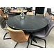 WK Home Ronde eettafel 120 Preto zwart mangohout WK Home Ronde eettafel 120 Preto zwart mangohout