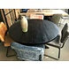 WK Home Ronde eettafel 120 Preto zwart mangohout WK Home Ronde eettafel 120 Preto zwart mangohout