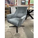 WK Home Fauteuil Lex draaibaar Niagara/blue jeans Bull leer WK Home Fauteuil Lex draaibaar Niagara/blue jeans Bull leer