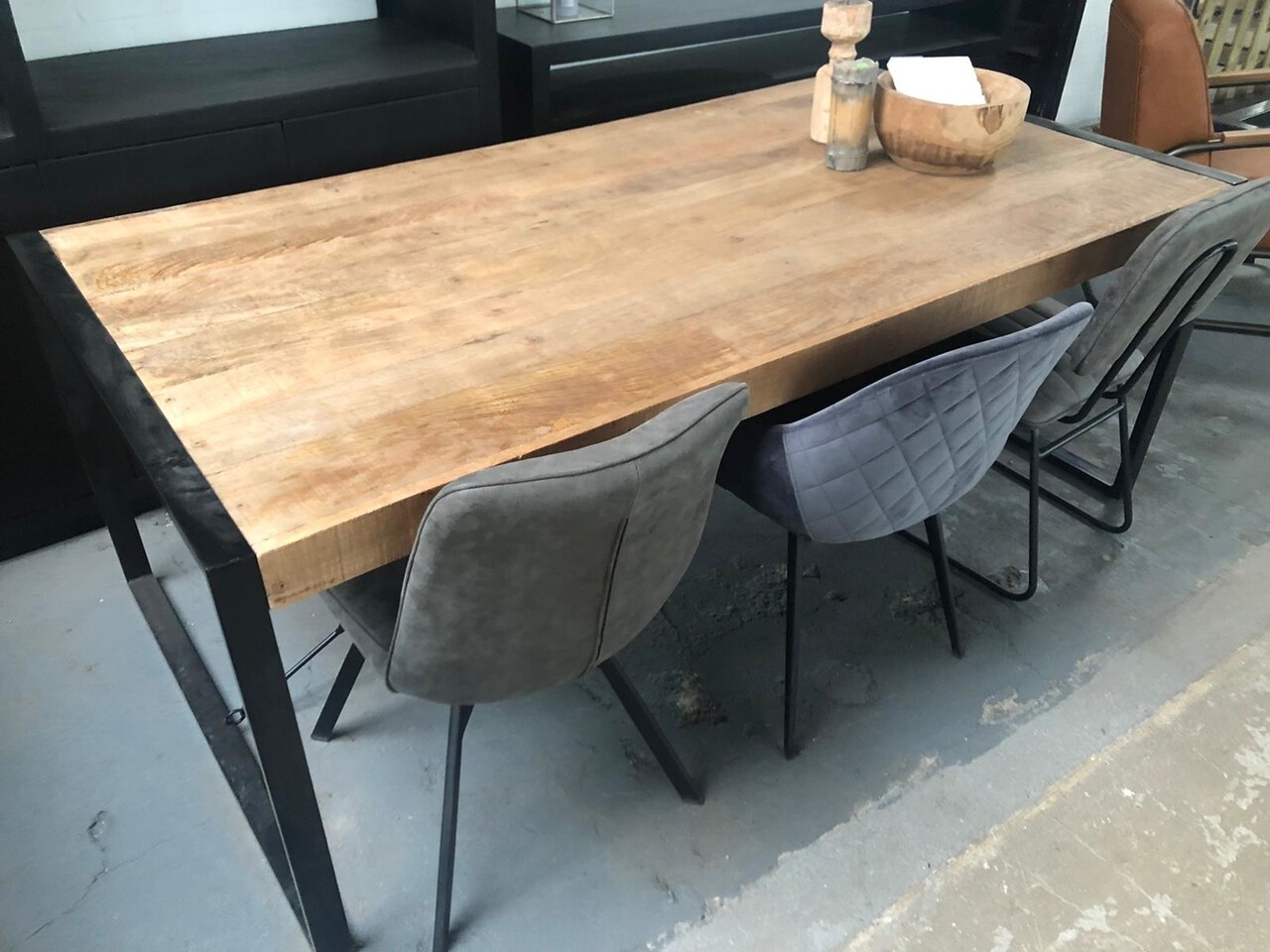 WK Home Eettafel Strong mango 3 afmetingen