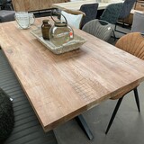 WK Home Eettafel Vigo brown mango spinpoot 200 WK Home Eettafel Vigo brown mango spinpoot 200