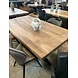 WK Home Eettafel Vigo brown mango spinpoot 200