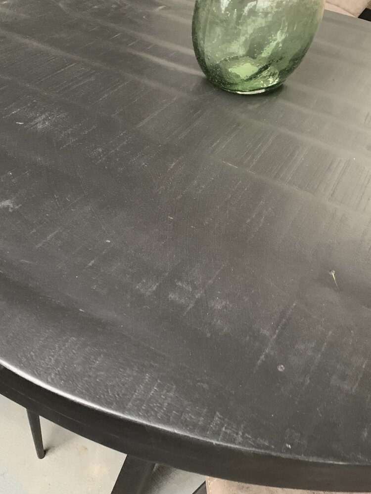 WK Home Ronde bartafel zwart