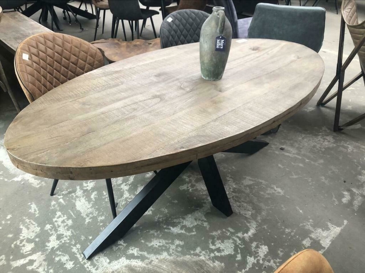 WK Home Ovale eettafel 180 Strong