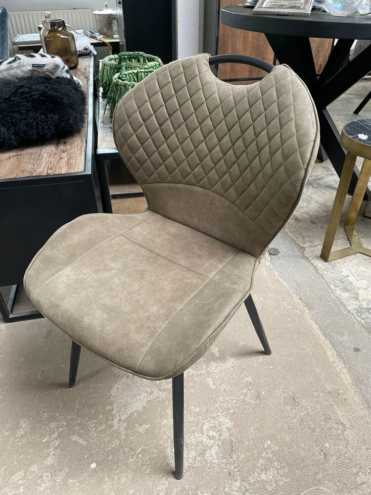 WK Home Eetstoel Dex Olive groen