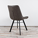 WK Home Eetstoel Bram leer - cognac en antraciet WK Home Eetstoel Bram leer - cognac en antraciet