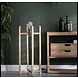 WK Home Vloerlamp mesh kap support - houten frame WK Home Vloerlamp mesh kap support - houten frame
