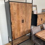 WK Home 2 deurs kast mango brown