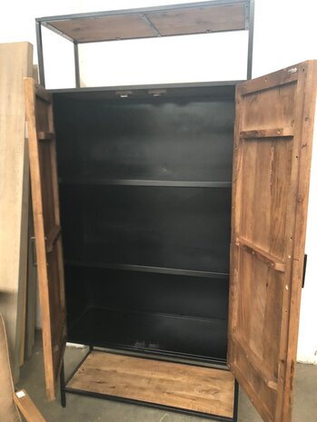 WK Home 2 deurs kast mango brown