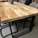 WK Home Eettafel mango U poot 200 WK Home Eettafel mango U poot 200