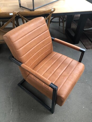 WK Home Fauteuil Bull leer - 3 kleuren