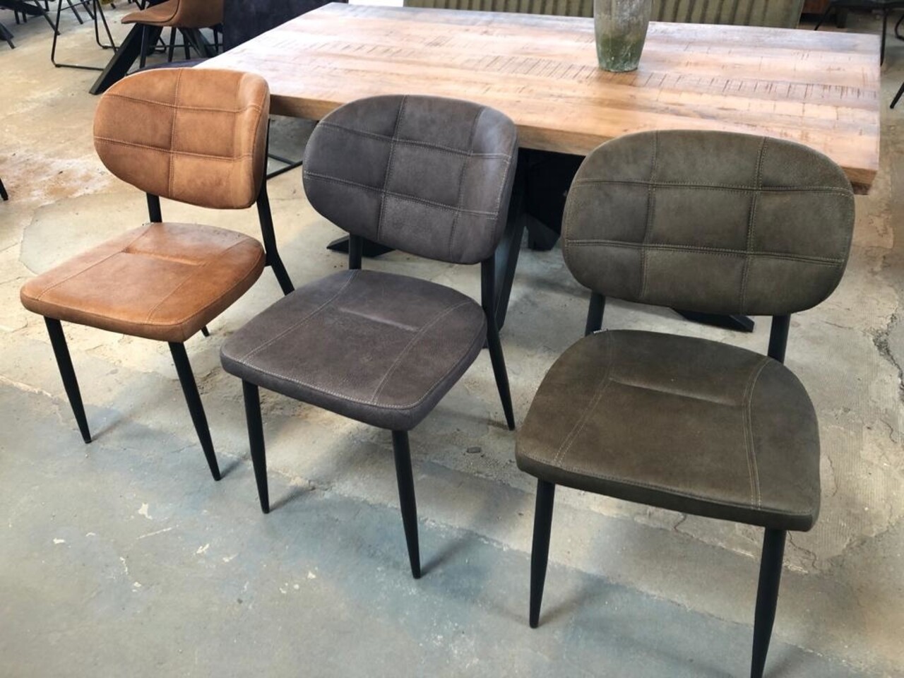 WK Home Eetstoel Justin - 3 kleuren