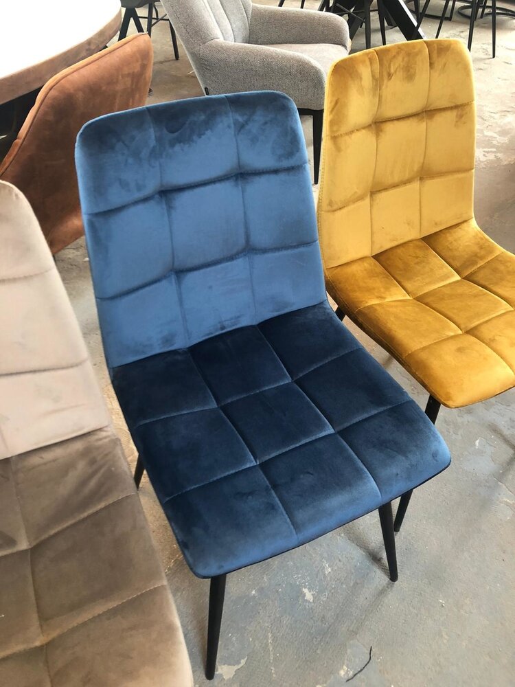 WK Home Eetstoel Vera velvet - 2 kleuren