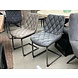 WK Home Stoel grid sledepoot antraciet WK Home Stoel grid sledepoot antraciet