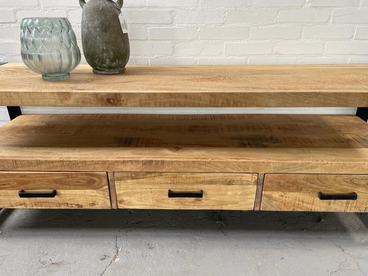 WK Home TV meubel Britt 180 cm mangohout natural