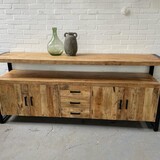 WK Home Dressoir Britt 210 cm - natural