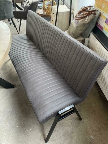 WK Home Eetkamerbank antraciet 175 cm