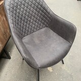 WK Home Stoel Luca antraciet set van 6 WK Home Stoel Luca antraciet set van 6