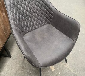 WK Home Stoel Luca antraciet set van 6 WK Home Stoel Luca antraciet set van 6