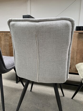 WK Home Eetstoel Brussel 3 kleuren stof silent