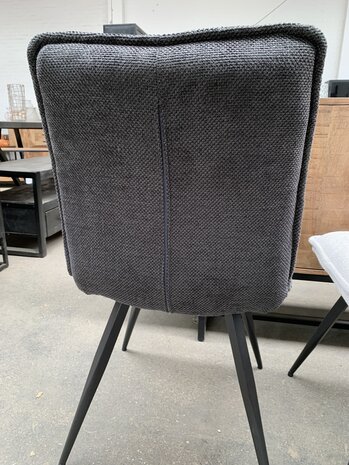 WK Home Eetstoel Brussel 3 kleuren stof silent