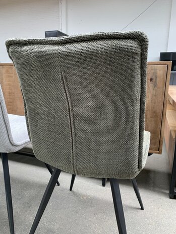 WK Home Eetstoel Brussel 3 kleuren stof silent