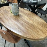 WK Home Eettafel ovaal 180 mango hout