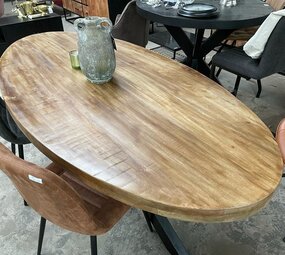 WK Home Eettafel ovaal 180 mango hout WK Home Eettafel ovaal 180 mango hout
