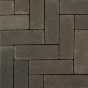 Gervé Straatbaksteen Dikformaat 21x7x8 cm Rood/Antraciet